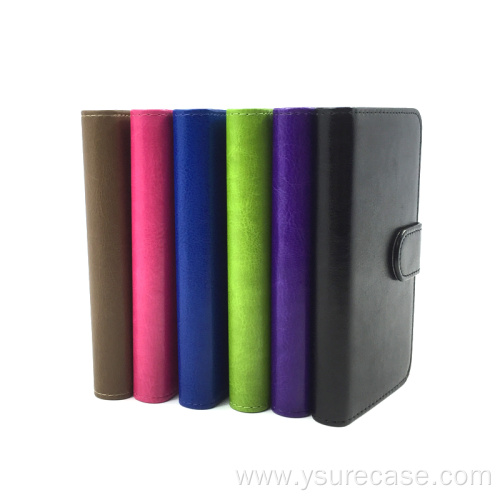 Detachable leather case with three color fashion design